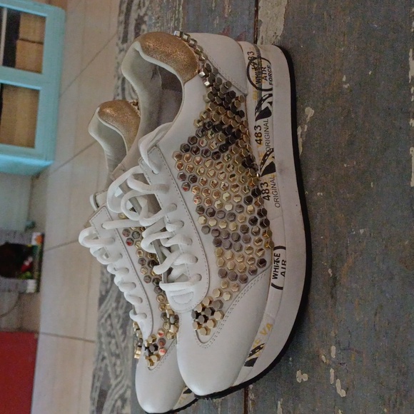 PREMIATA studded sneakers 37 7 2593 rare design - Picture 13 of 15